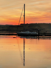 Reflecting-on-a-sunset